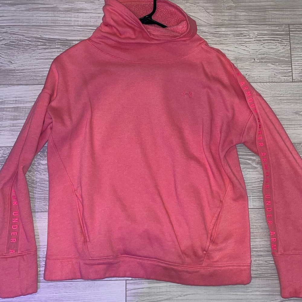 Women's UA Funnel Neck sweatshirt with pocket